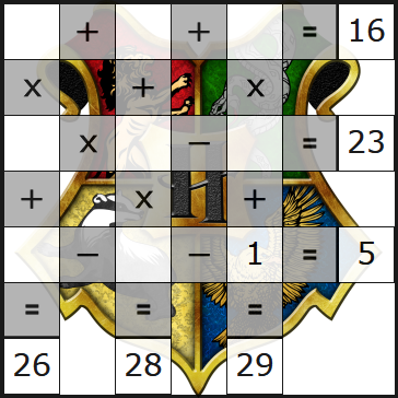Math puzzle: A+B+C=16, D*E-F=23, G-H-1=5 & A*D+G=26, B+E*H=28, C*F+1=29